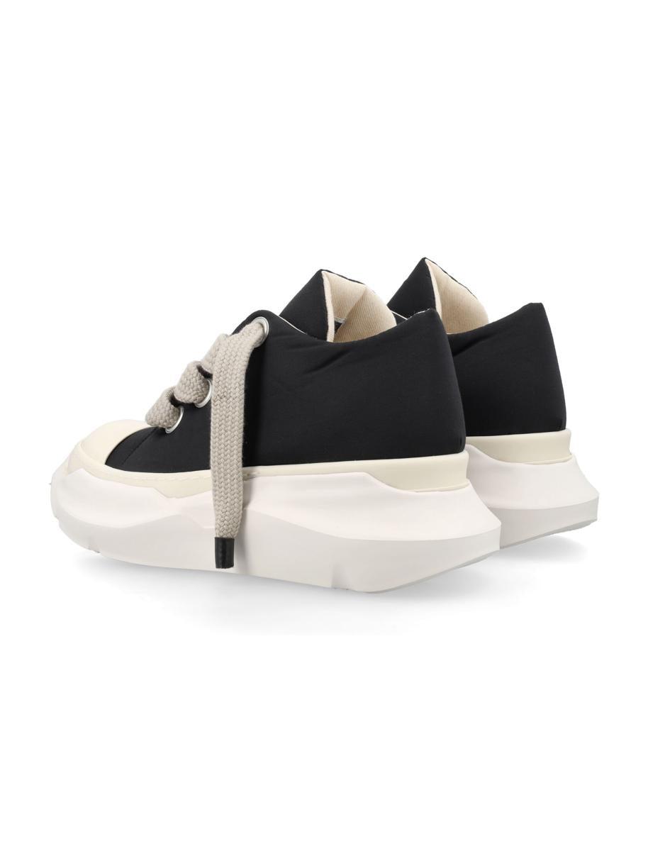 Rick Owens Jumbo Laces Abstract Sneakers in Black for Men | Lyst