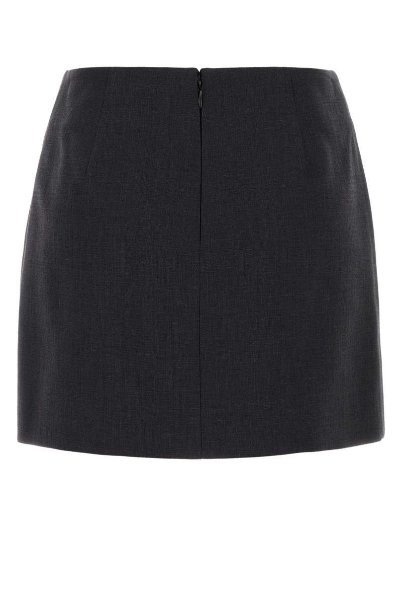 スカート Bottega Veneta Black Wool Pant-Skirt P01031275.jpg