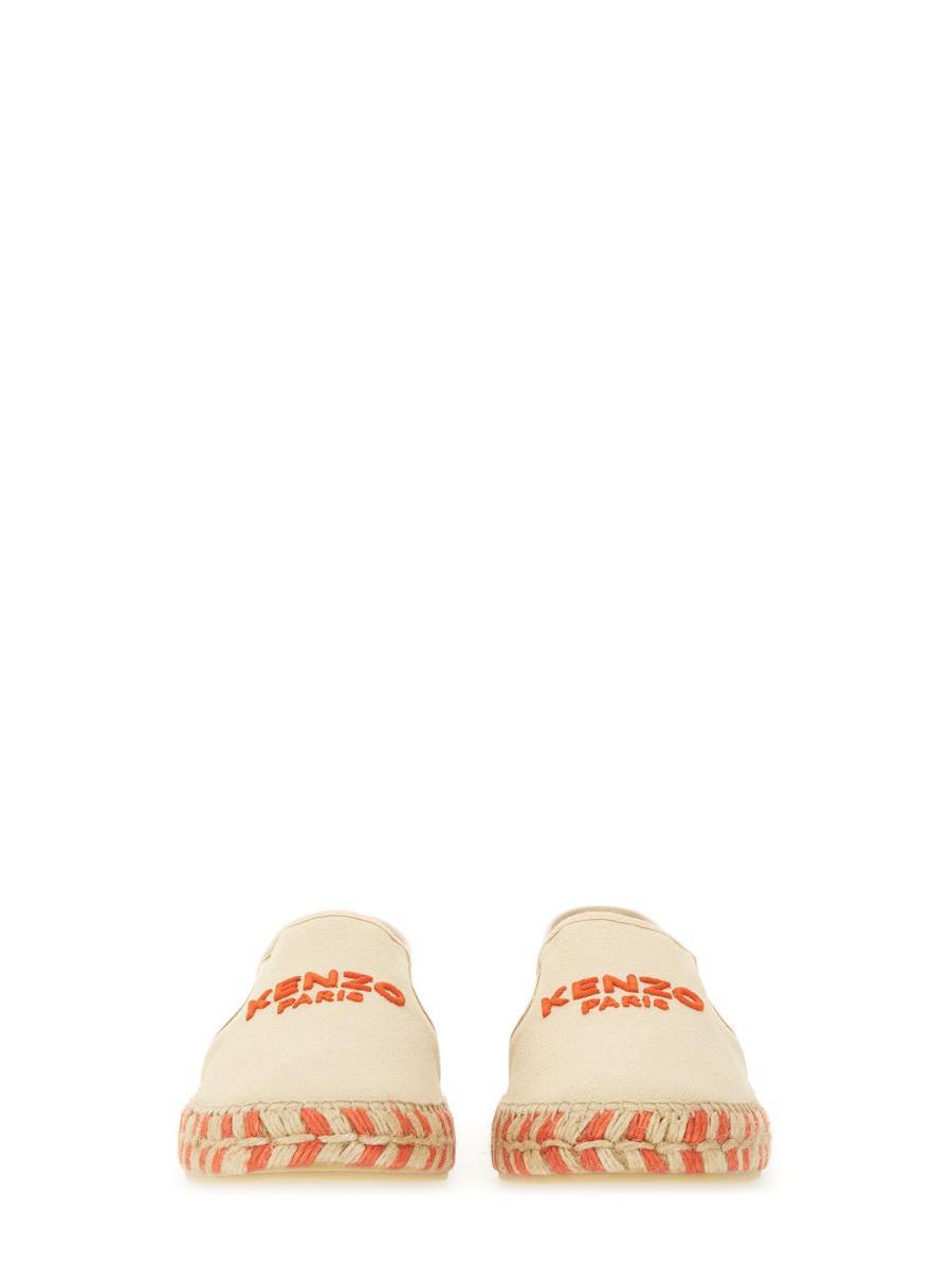 KENZO Espadrille With Logo in Natural Lyst