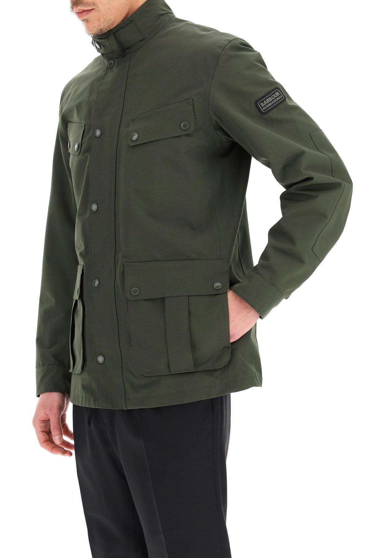 Barbour Duke Waterproof Jacket in Green for Men Lyst Canada
