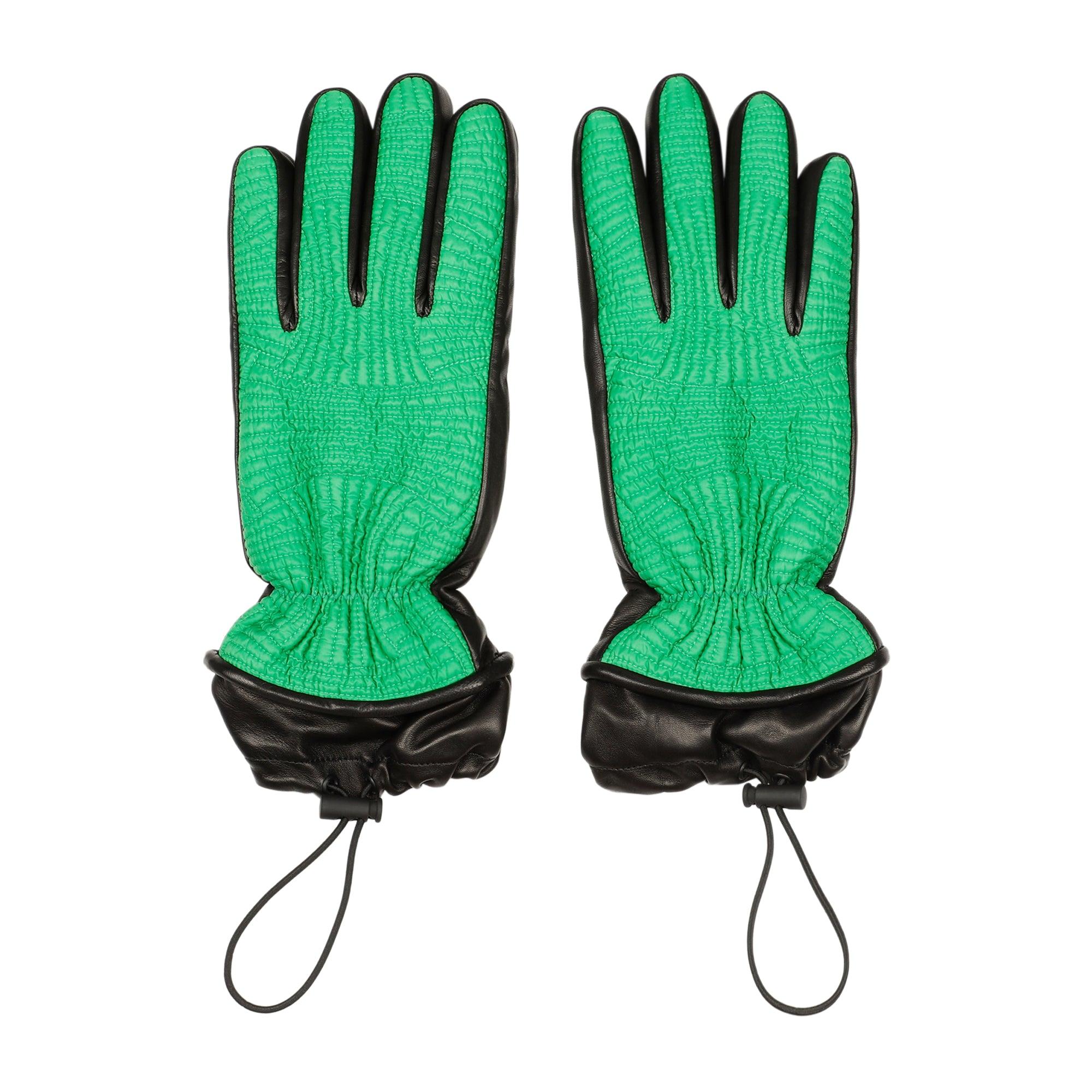 Bottega Veneta Leather Gloves in Green for Men Mens Accessories Gloves 
