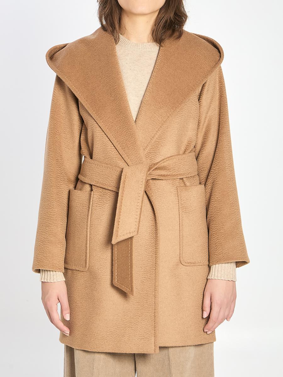 【関税＆送料込み】Max Mara Rialto Camel Wool Robe Coat Max Mara Size 34 Rialto Robe Coat Camelwool Camel