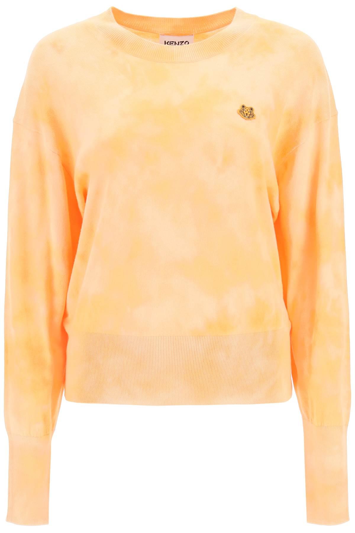 KENZO Cotton Tiger Crest Sweater in Orange - Save 18% | Lyst
