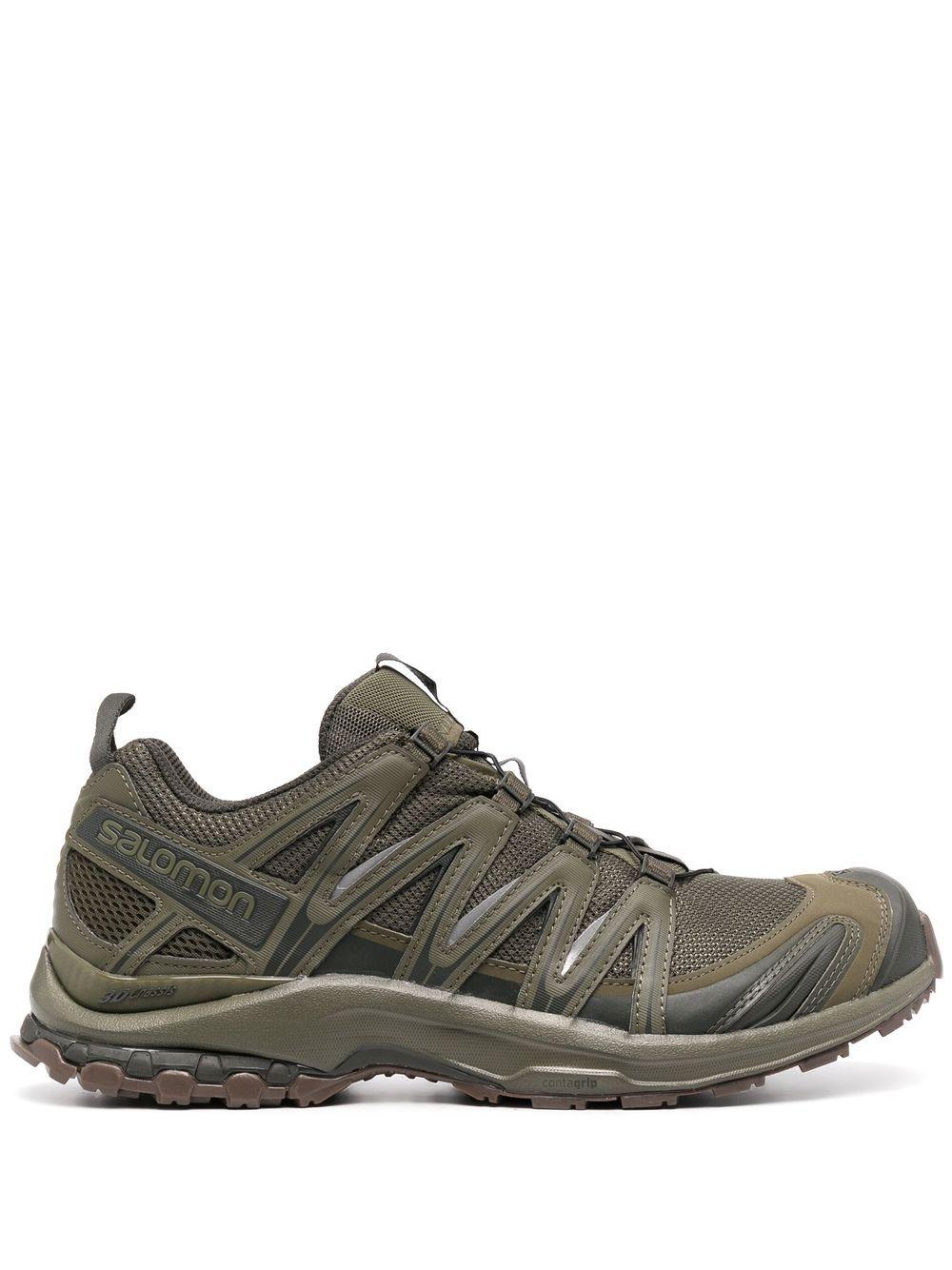 salomon green shoes