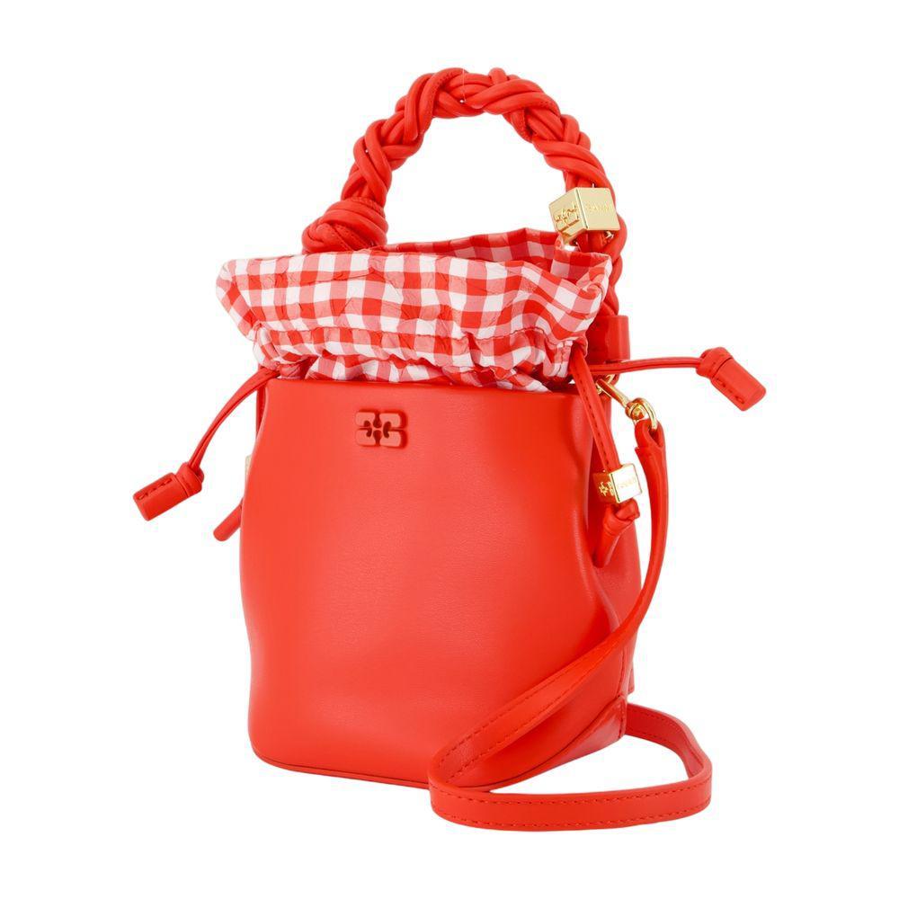 【GANNI】レッドトップハンドルバッグ【関税込み】 Red Small Bucky Crossbody Bag | GANNI US