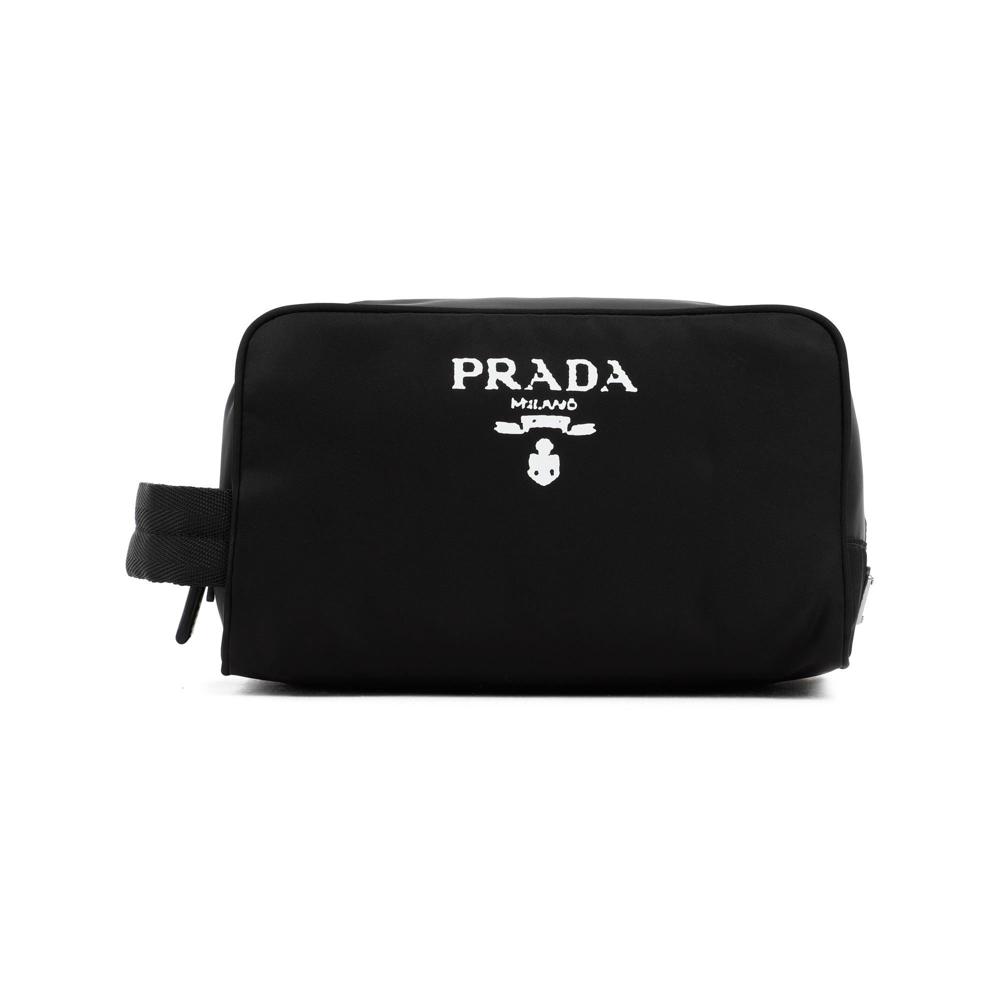 Prada Synthetic Nylon Necessaire Bag in Black for Men | Lyst