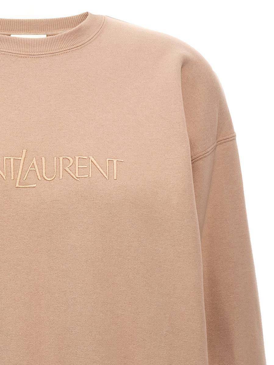 Saint Laurent Sweatshirt in Natural Lyst