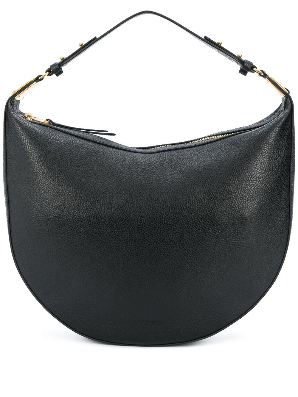 Coccinelle Rounded Leather Shoulder Bag in Black - Save 3% - Lyst