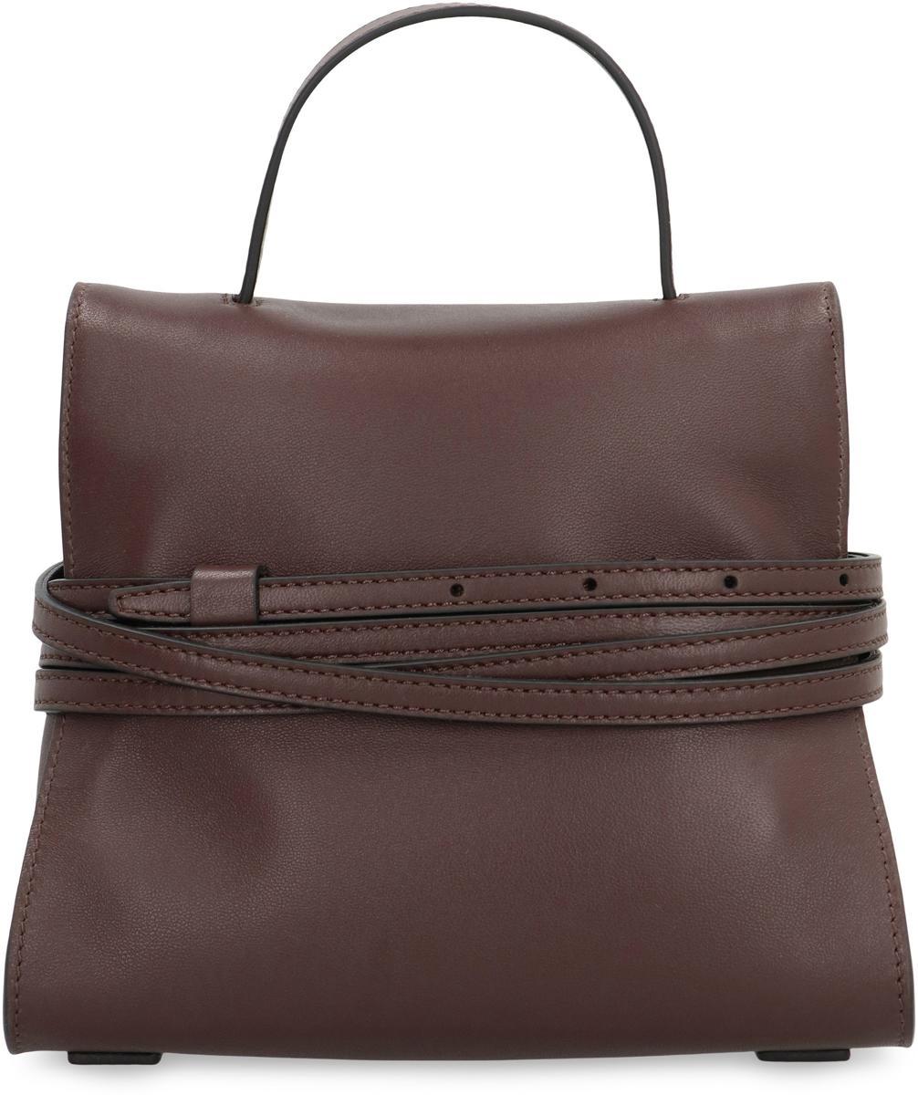 ショルダーバッグ・ポシェット MOSCHINO COUTURE Woman Crossbody bags Brown 75738002 0101 MOSCHINO Destroyed Chain buckle-embellished quilted leather