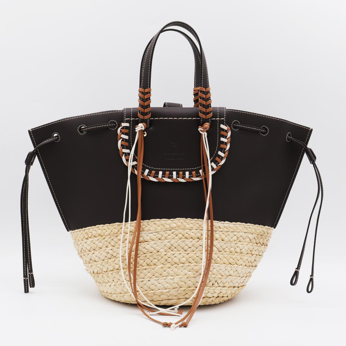 CUBA LAB Black Leather Bolero Totes | Lyst Australia