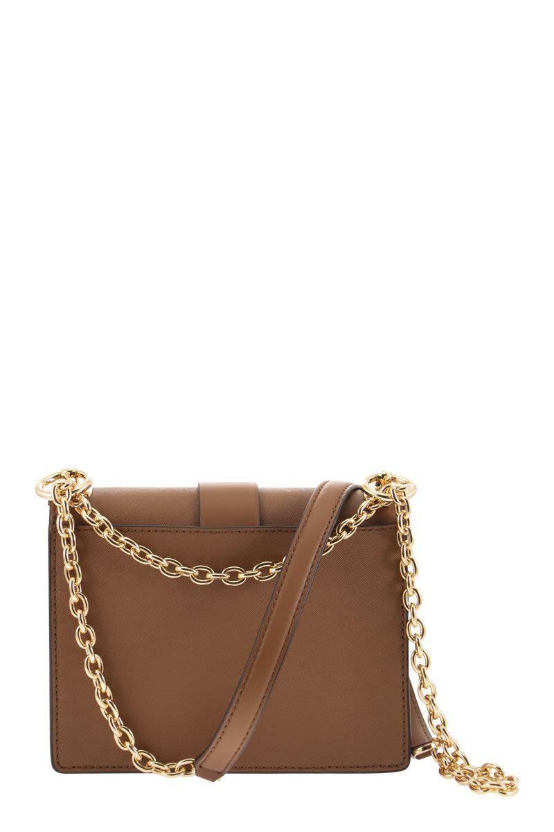 Buy Michael Kors Greenwich Saffiano Leather Shoulder Bag, Brown Color  Women