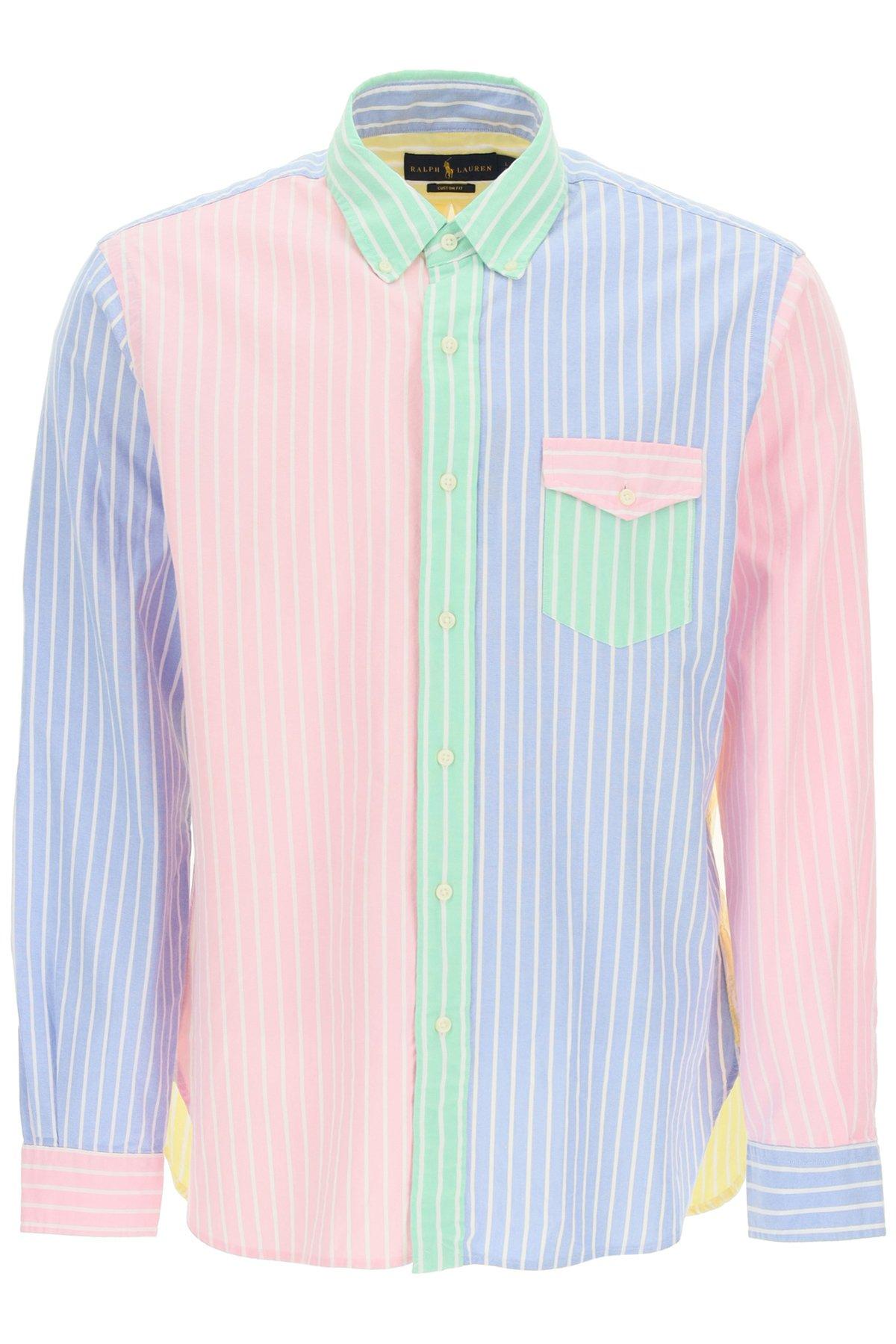 Polo Ralph Lauren Multicolor Striped Oxford Shirt S Cotton for Men