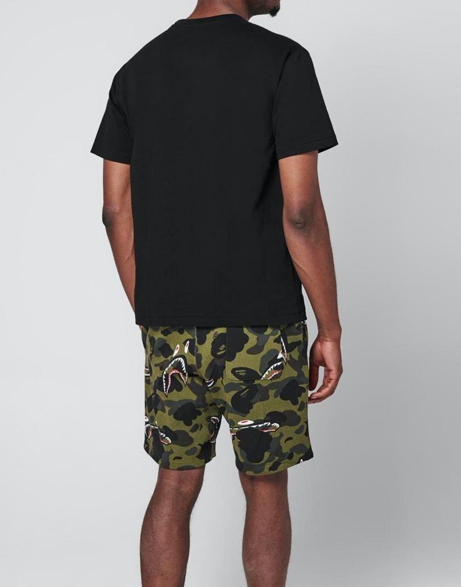 A Bathing Ape Shark 1st Camo Wide Shorts in Gray for Men | Lyst