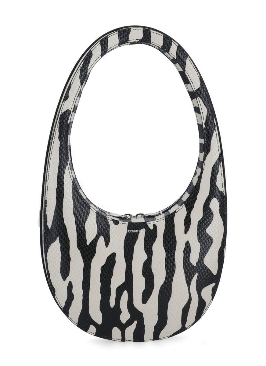 Coperni Zebra Print Swipe Bag Shoulder Bag in White Lyst