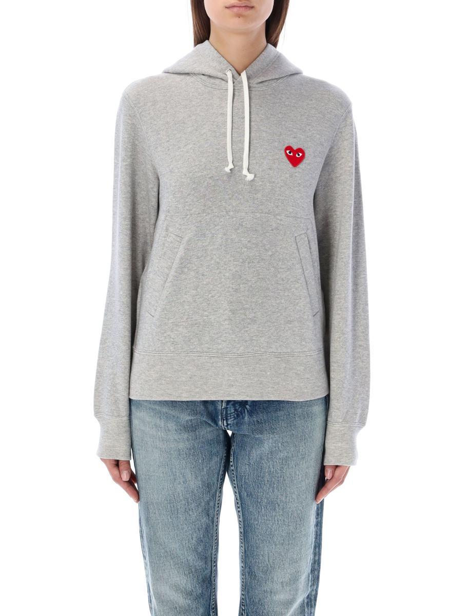 Hoodie with top red heart