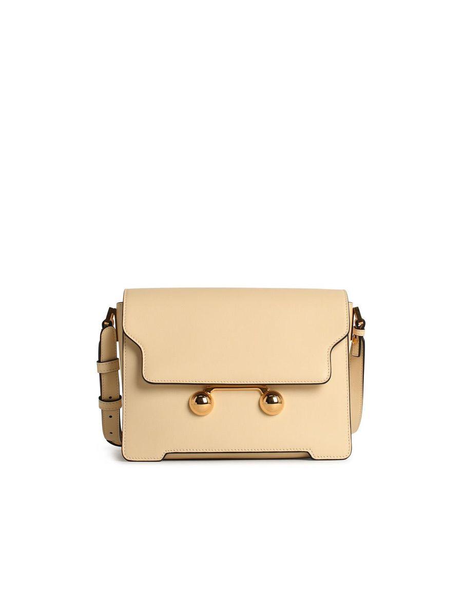 【関税&送料込み】Marni 'New Trunk' Ivory Leather Crossbod Designer Marni Trunk Bags for Women - Up to 53% off | Lyst