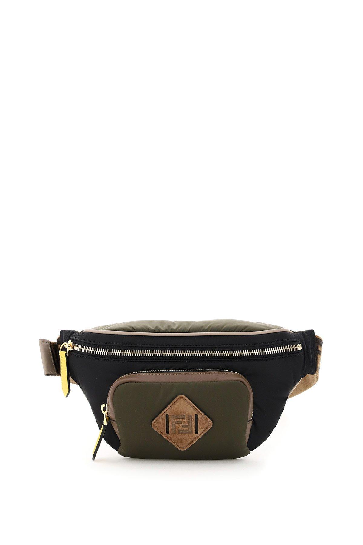 Fendi Dolmias Nylon Belt Bag Os Leather,technical in Black for Men | Lyst
