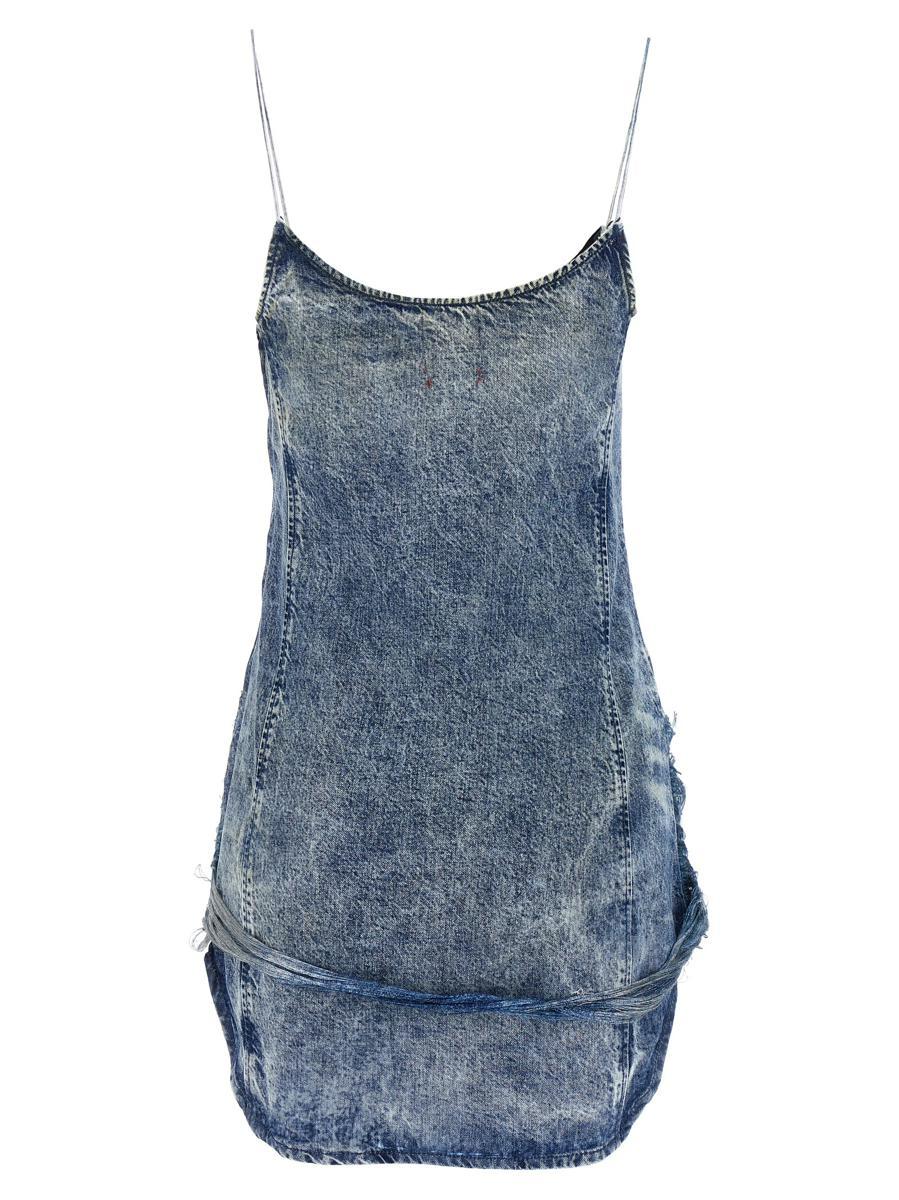 DIESEL 'De-Dra-Short-Fsg' Dress in Blue | Lyst