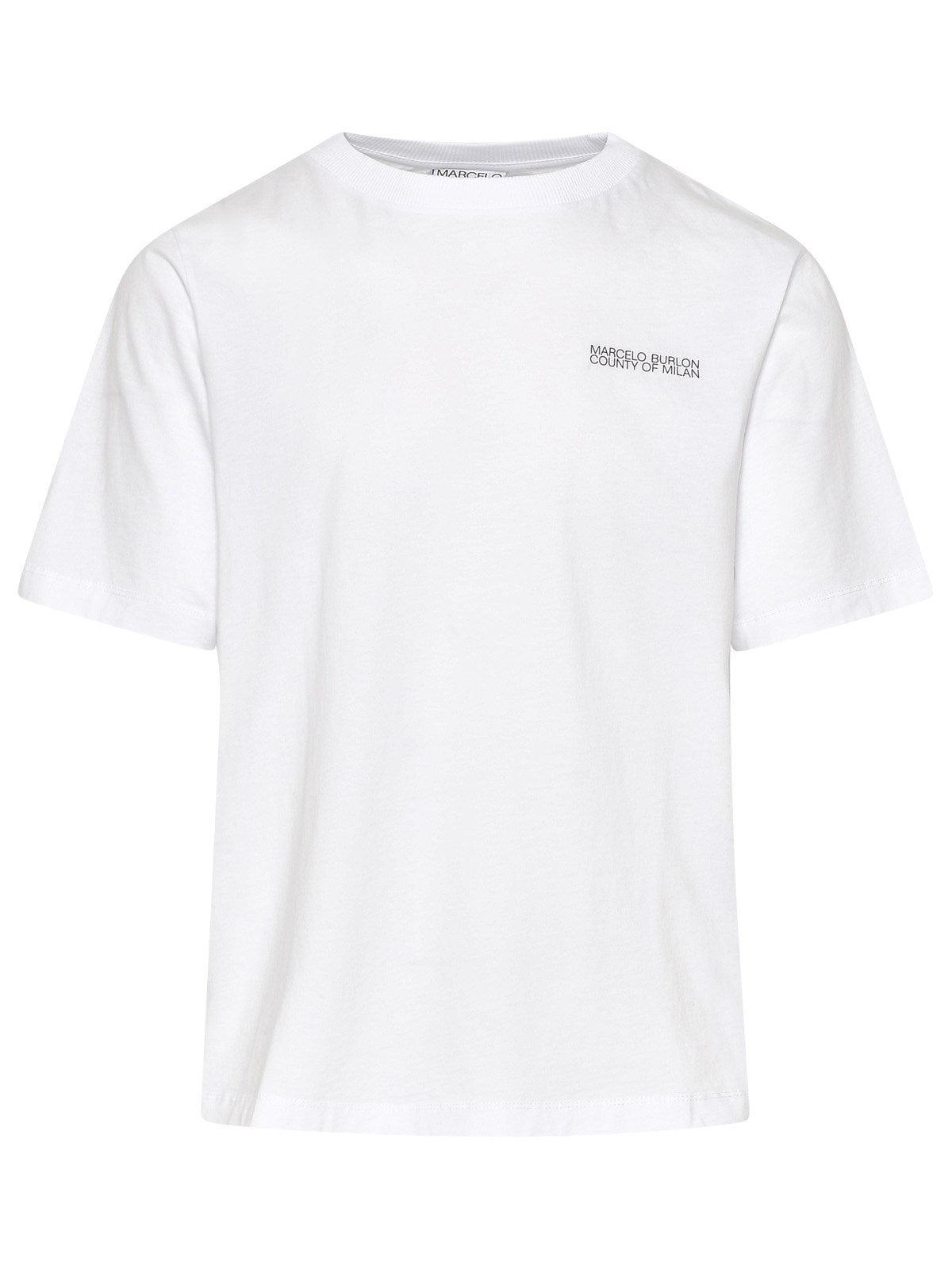 T-shirt bianca wings multicolor - Marcelo Burlon - Alfredo Ponticelli