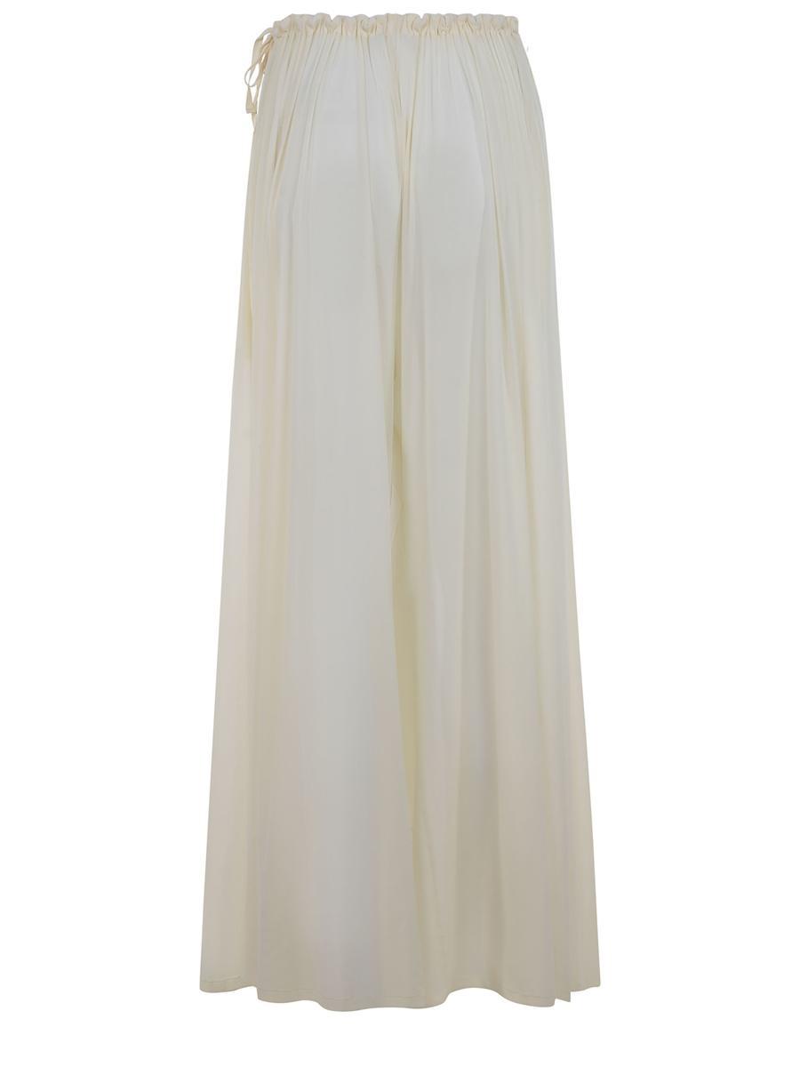パンツ PHILOSOPHY DI LORENZO SERAFINI Ivory polyester blend pant Philosophy Di Lorenzo Serafini Pants for Women | Online Sale