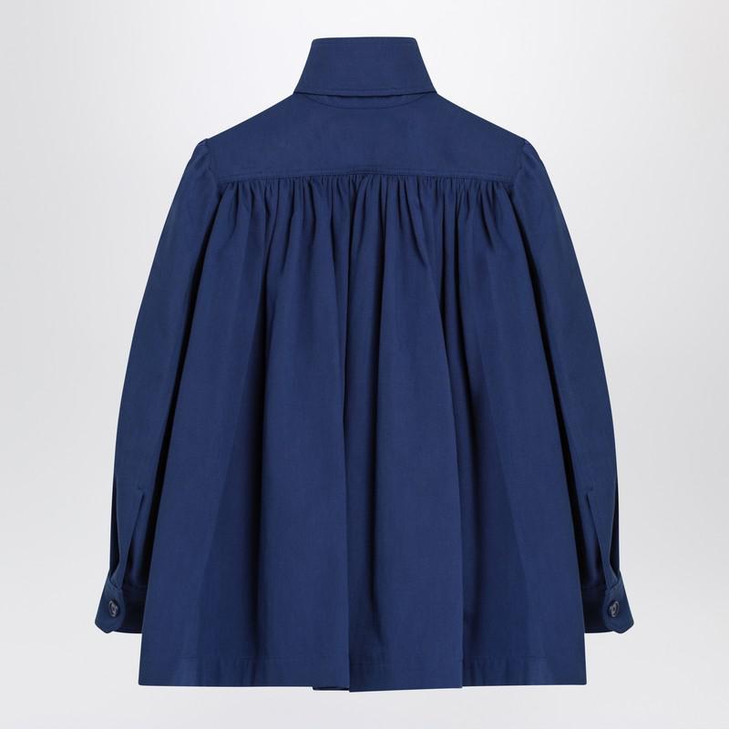 Chloé Cotton Canvas Jacket in Blue | Lyst