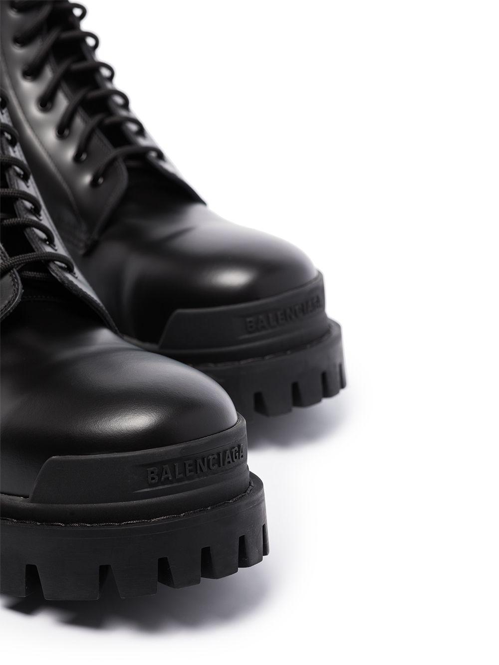 balenciaga boots mens black