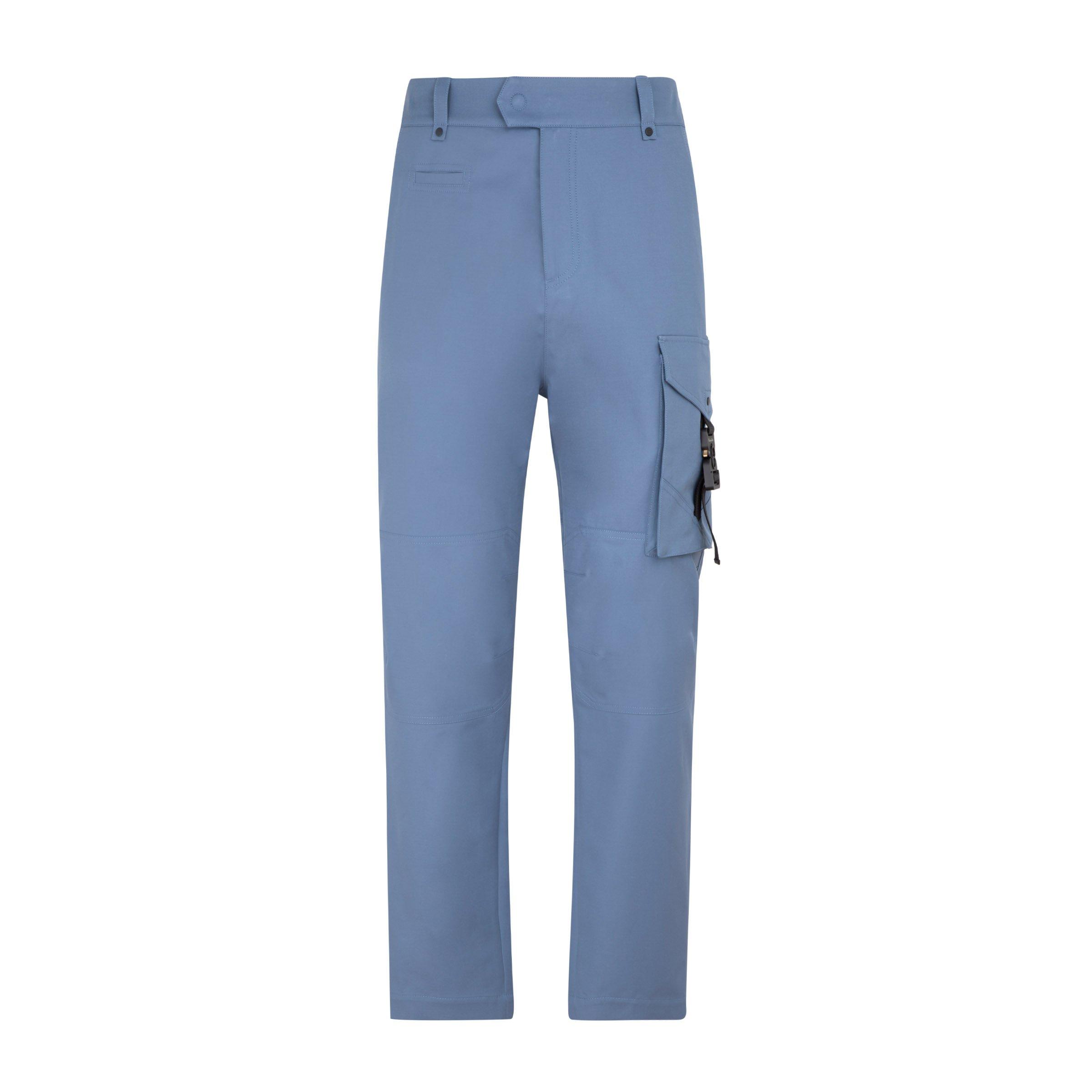 Dior Cotton Cargo Pants in Blue for Men | Lyst