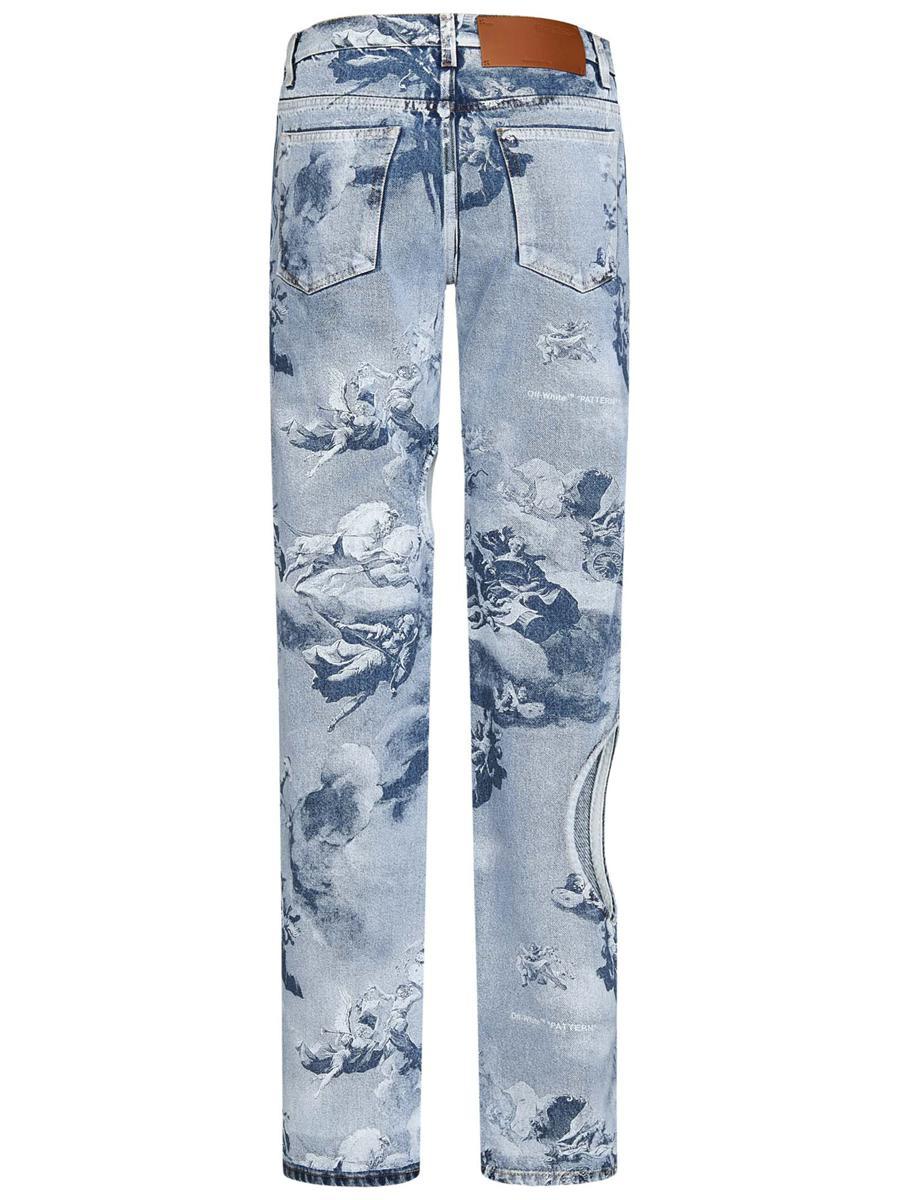 Off-White c/o Virgil Abloh Jeans in Blue | Lyst Canada