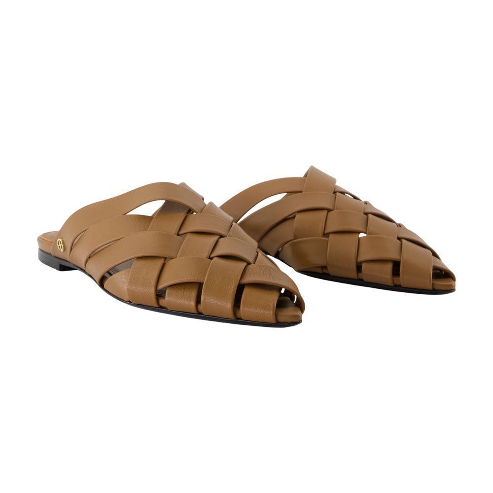 サンダル・ミュール ANINE BING Eve Mules Shoes - ANINE BING - Leather - Brown Anine Bing Mule shoes for Women | Online Sale up to 34% off