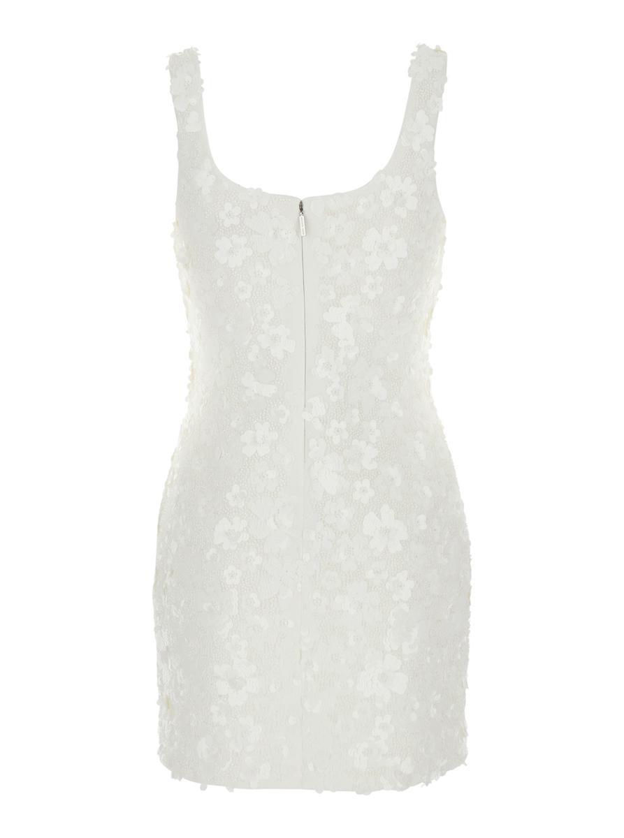 MICHAEL Michael Kors Floral Sequin Tank Mini Dress in White Lyst UK