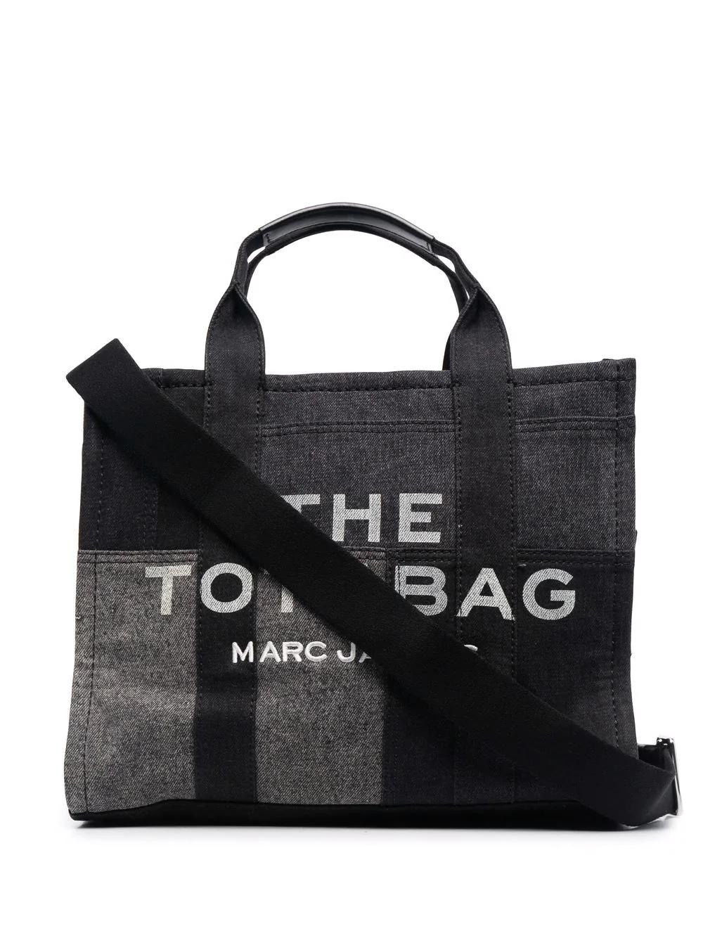Marc Jacobs The Small Denim Tote Bag in Black | Lyst