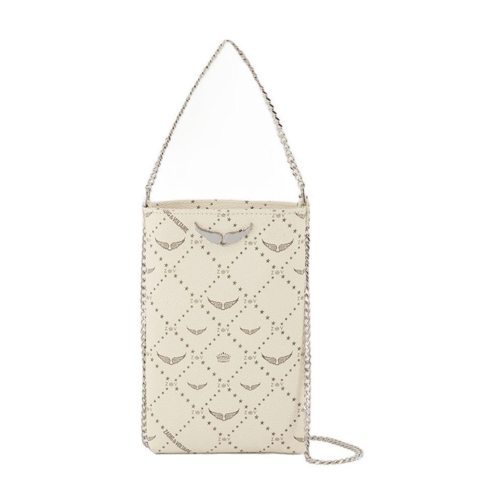 クラッチバッグ Rock Phone Pouch - Zadig & Voltaire - Leather - White Zadig & Voltaire Rock Leather Phone Pouch | Bloomingdale's