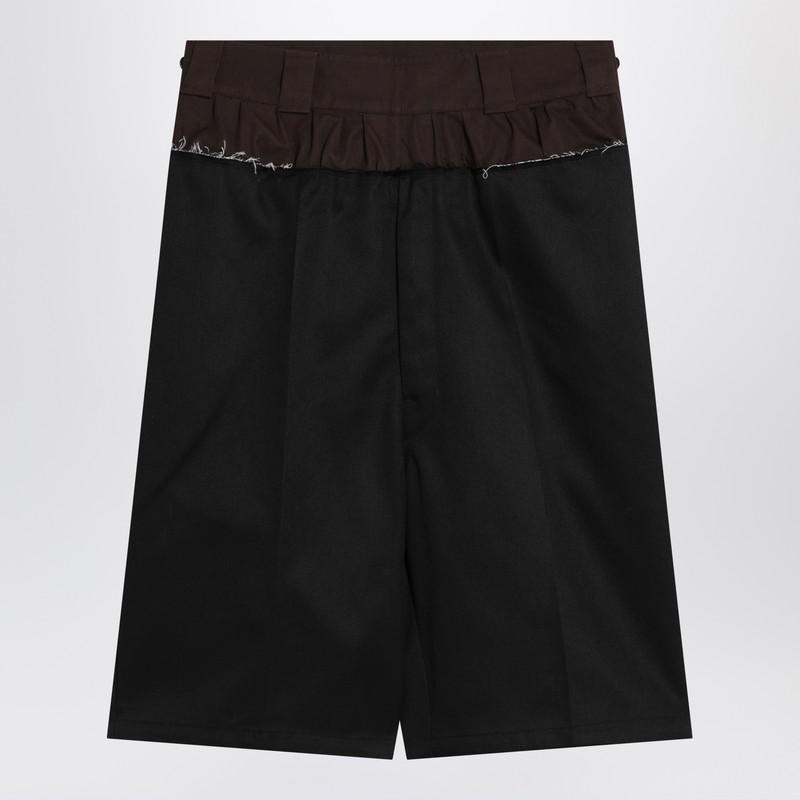 ショートパンツ MAISON MARGIELA BERMUDA SHORTS ANONYMITY OF THE LINING Maison Margiela Anonymity of the Lining Shorts (Black) – CNCPTS