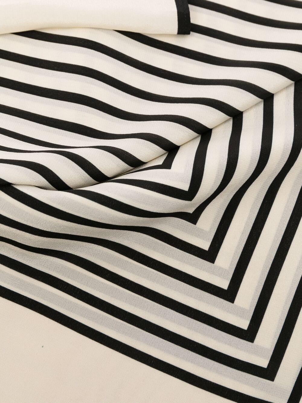 Totême Stripe-print Silk Scarf