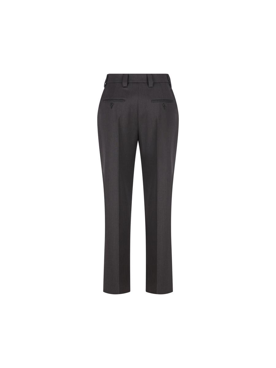 パンツ PRADA Women Straight Pants P242IK 15GJF0002 Black Prada Milano Women Pants Size 42 | eBay