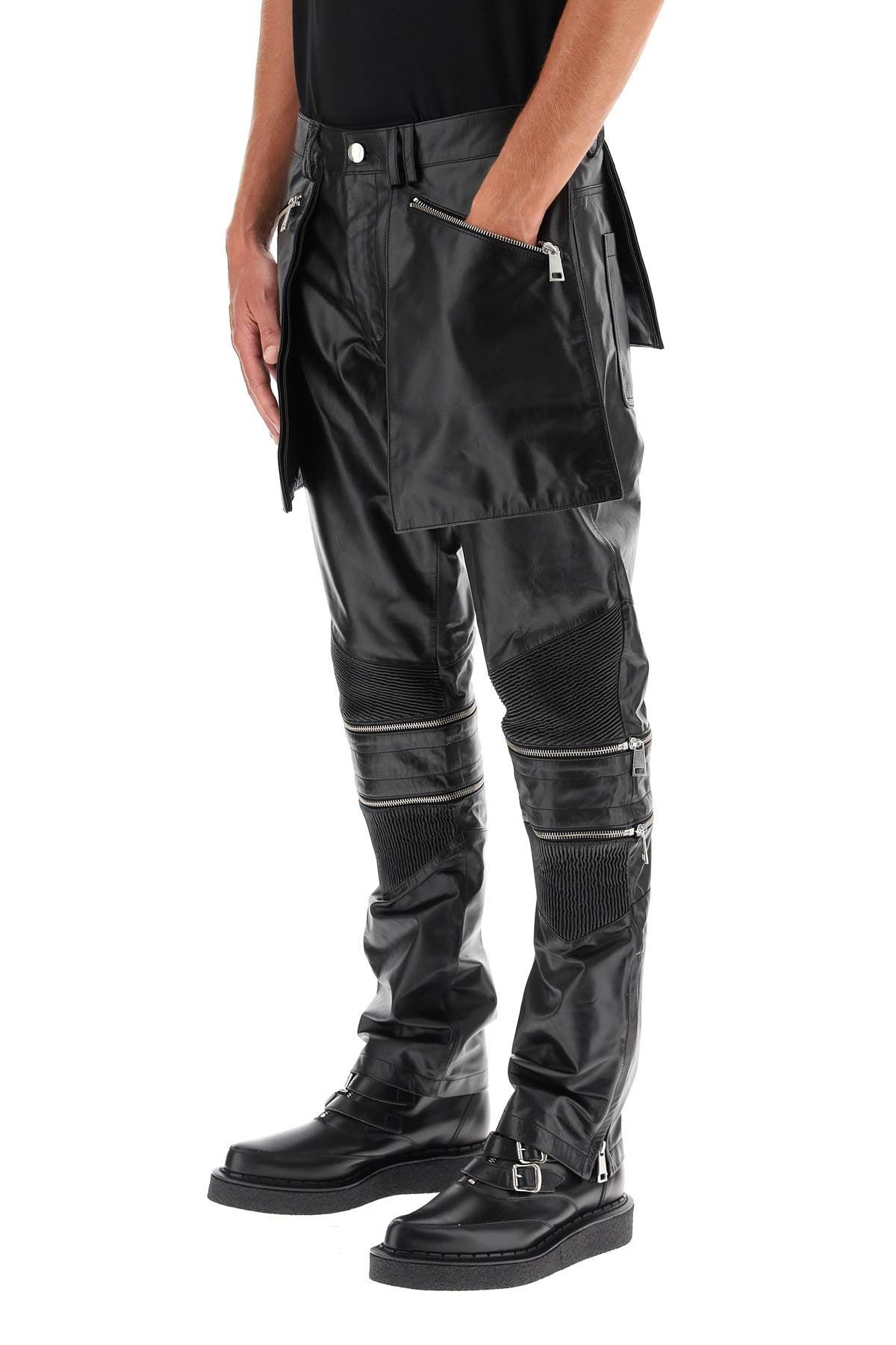 Youth In Balaclava Convertible Leather Biker Trouer Stylemyle Boys Clothing Pants Leather Pants 