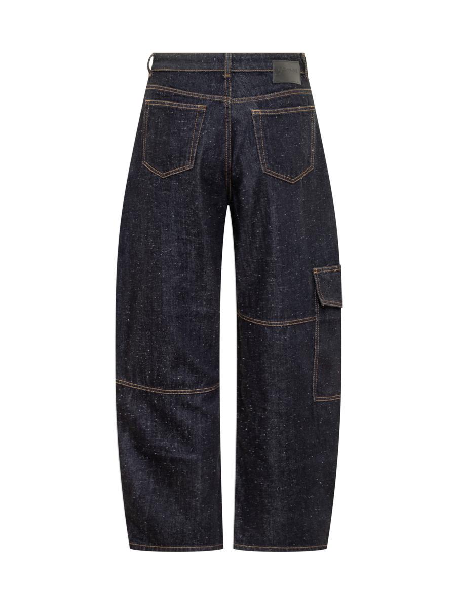 パンツ GANNI Embroidery Denim Stary GANNI Embroidery Denim Stary| COLOGNESE 1882