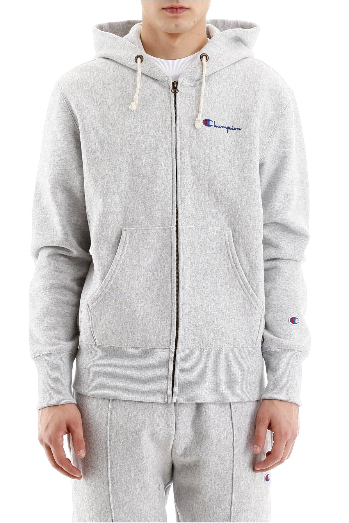 champion sweatshirt mens grey