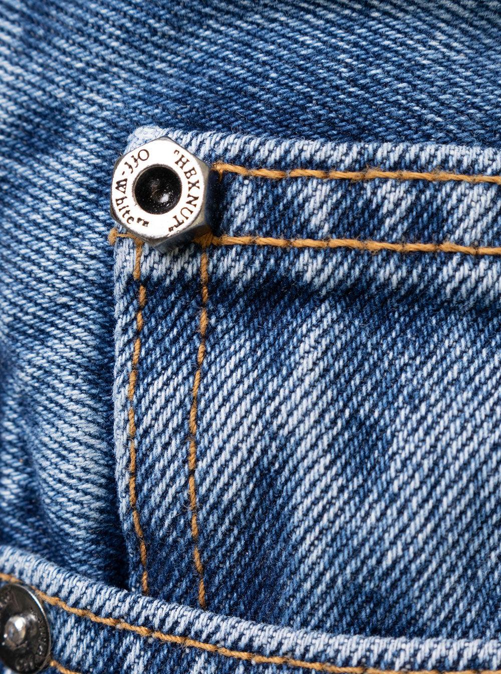 Off-White c/o Virgil Abloh Arrow Slim Fit Denim Jeans in Blue for Men | Lyst