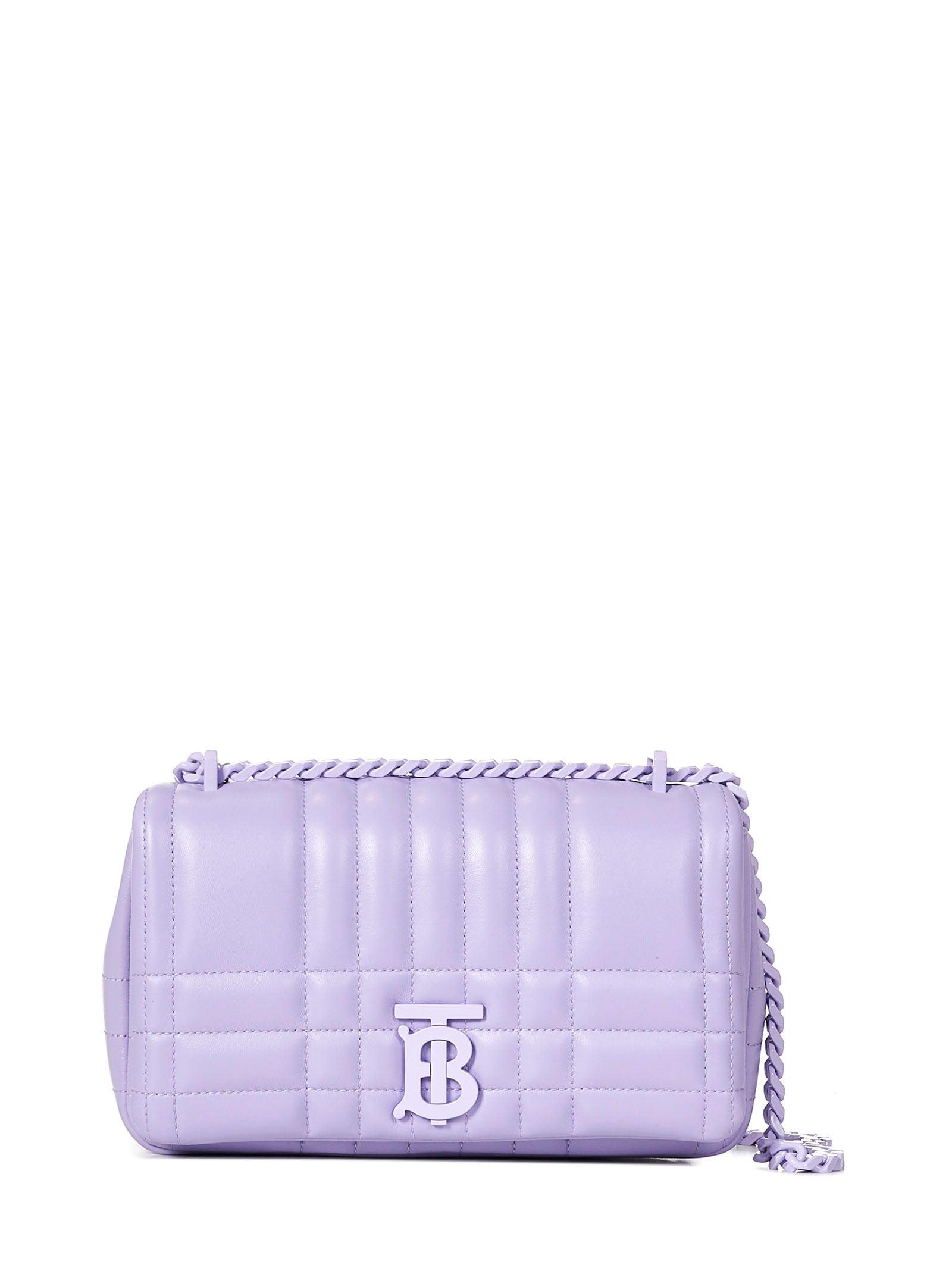 Burberry Nova Check Lunch Box - Purple Shoulder Bags, Handbags - BUR104362