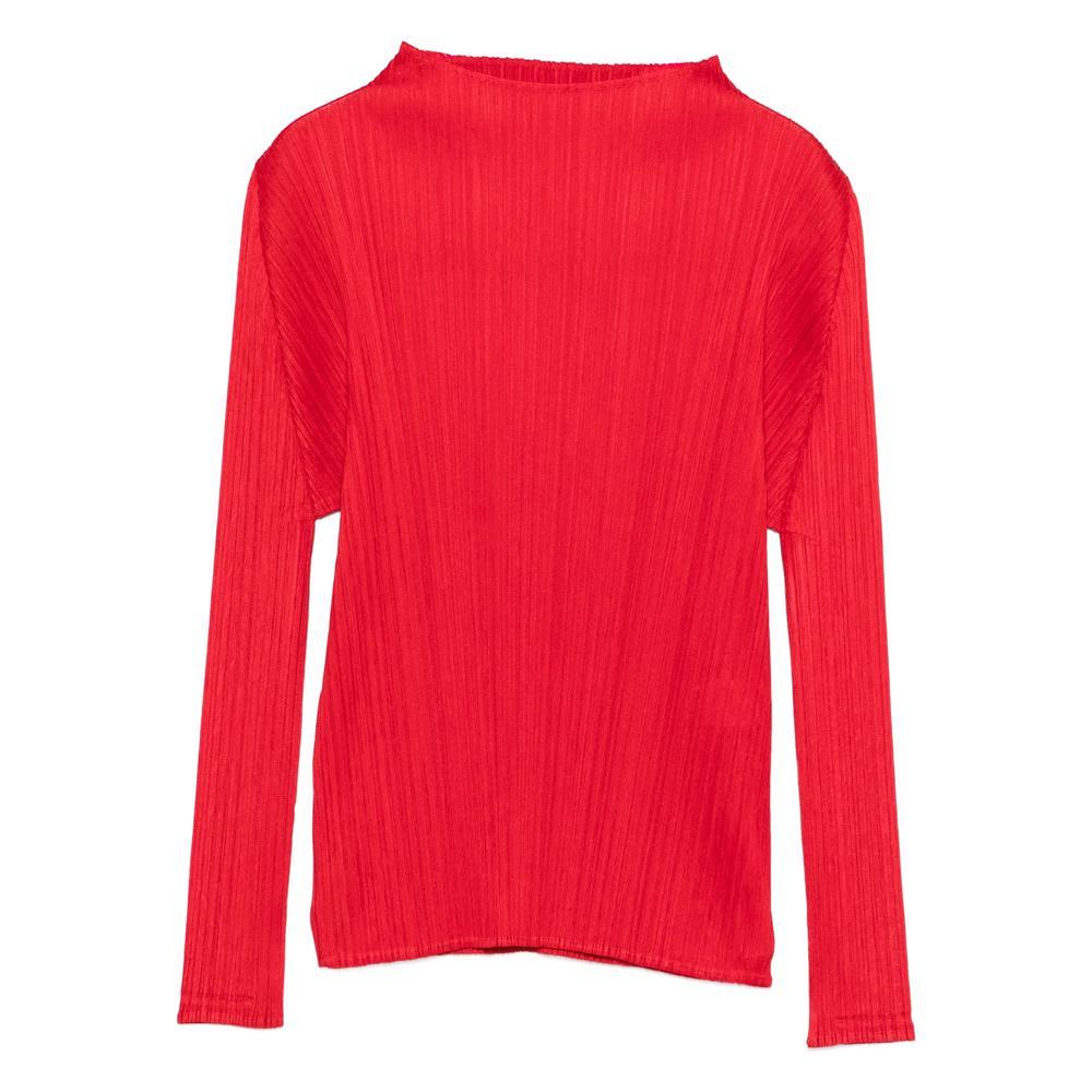 Red Pleats Please Issey Miyake Tops for Women | Lyst