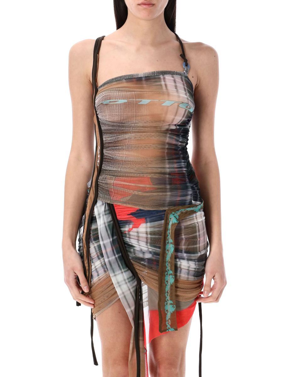 Ottolinger - Knitted Mesh Wrap Loop Top - Fade – Simonett