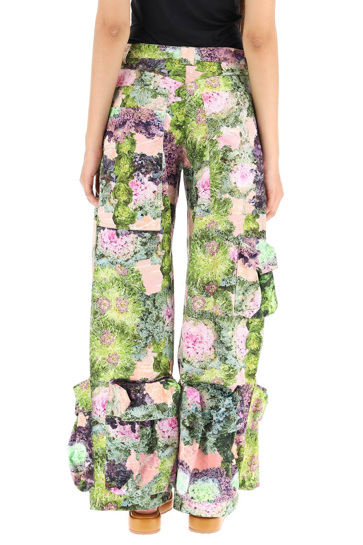 Collina Strada Cotton Floral-print Cargo Pants | Lyst