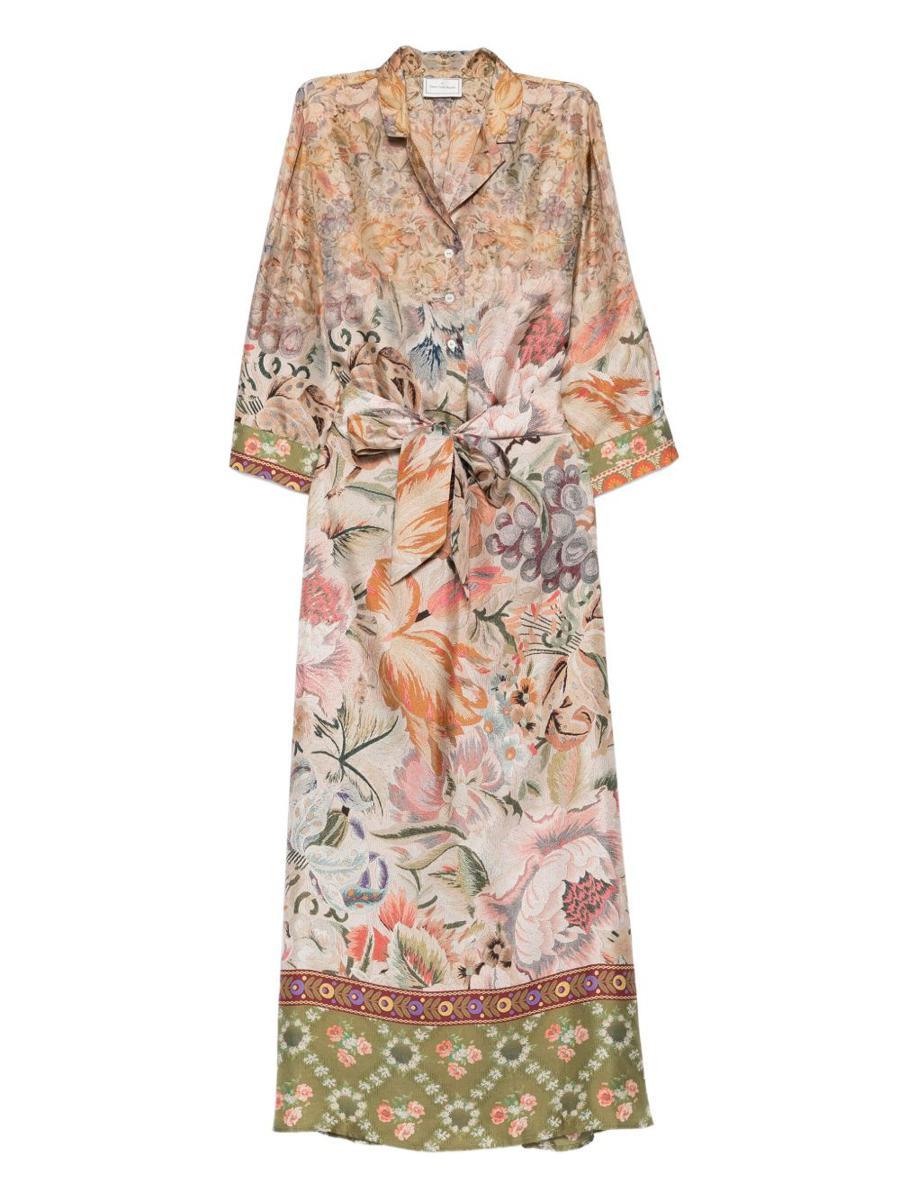 オールインワン・サロペット Pierre-Louis Mascia Wrap Maxi Dress With Intricate Patterns Pierre-louis Mascia Wrap Maxi Dress With Intricate Patterns