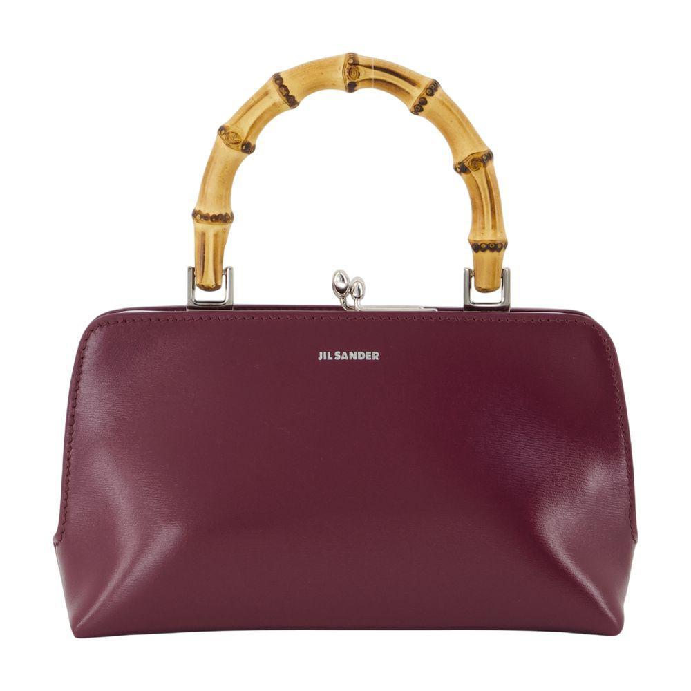 【JIL SANDER】Mini Goji Bamboo パルメラートレザーバッグ Goji mini bamboo leather tote | JIL SANDER | 네타포르테
