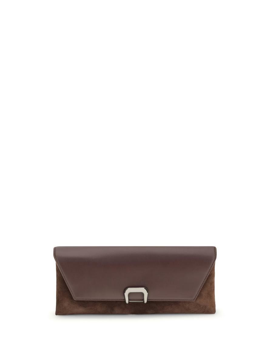 【関税&送料込】Brunello Cucinelli Clutch In Garnet Leather Brunello Cucinelli Clutch in Garnet Leather | TheDoubleF