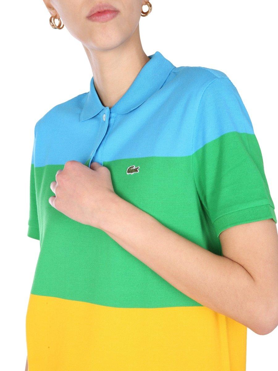 lacoste rainbow polo