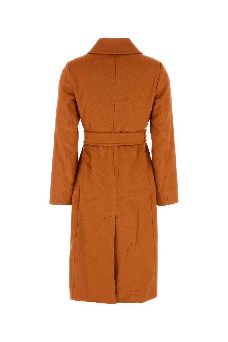 コート MAX MARA ORANGE WOOL BCOLLAG COAT Max Mara Studio Orange Wool Bcollag Coat – LOZURI®