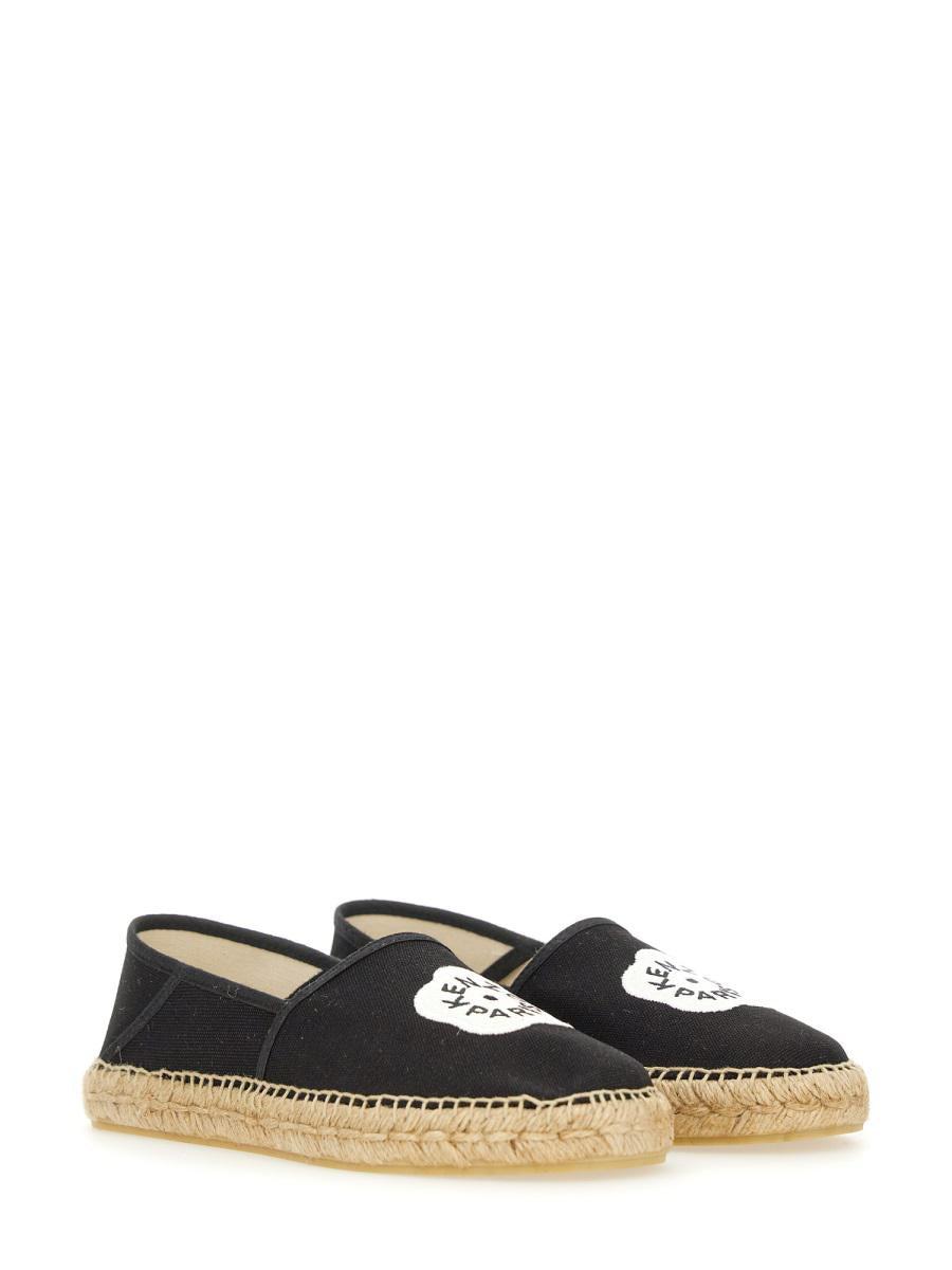 ★KENZO★ Kenzo Tiger Espadrille Black FE52ES020F8199 FE52ES KENZO Women's Classic Tiger Espadrilles - Black - FR 35/UK