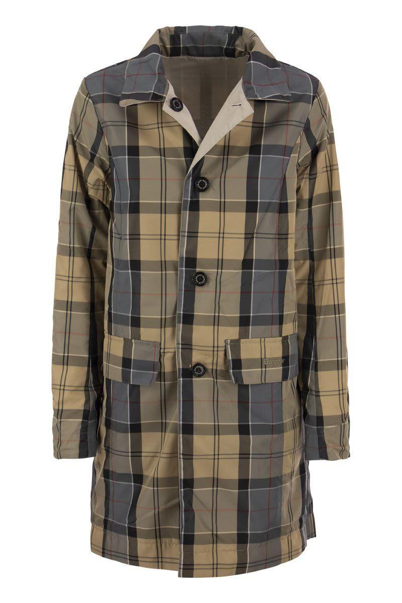 Barbour Babbity - Waterproof And Reversible Jacket in Natural | Lyst